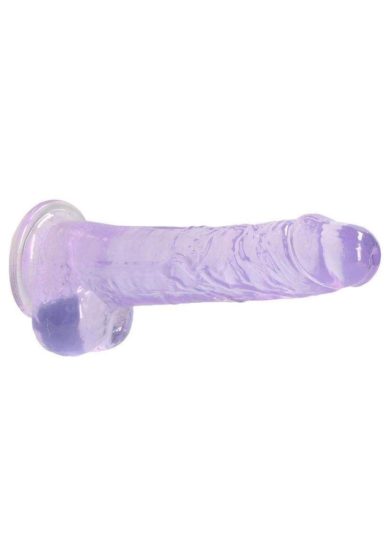 Realrock Crystal Clear Dildo with Balls